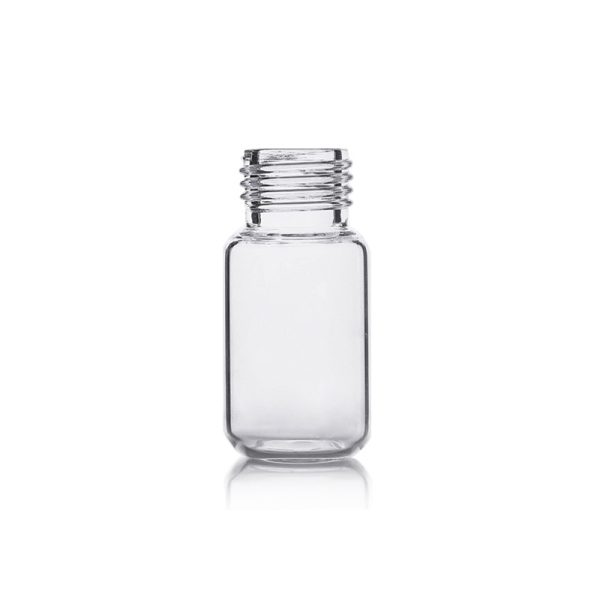 10 ml Clear Precision Screw Headspace Vial, Round Bottom, 22.5 × 46 mm, 100/pk